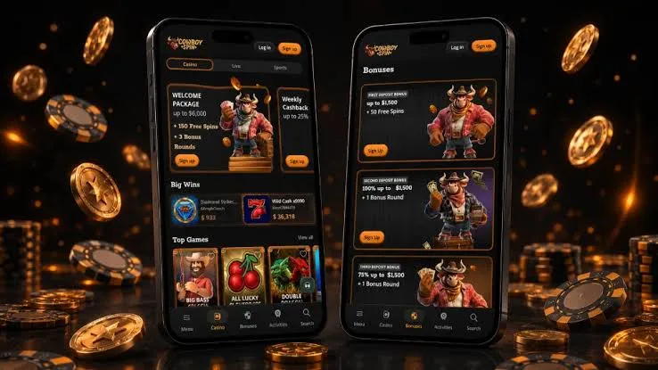 CowboySpin Casino App-Screenshot